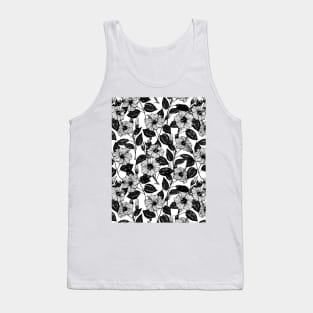 Hibiscus pattern Tank Top